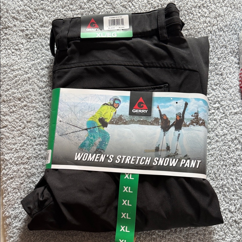 Gerry Women's Black Stretch Snow Pants